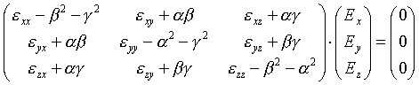 Gleichung des Schichtsystems