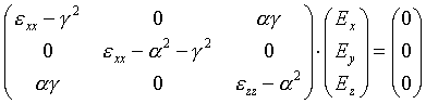 Gleichung des uniaxialen Schichtsystems