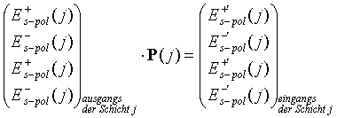 Propagation Gleichung