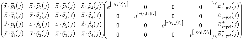 Tangentialmatrix rechts