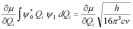 Übergangsmatrixelement